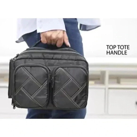 LUG Rider Crossbody / Shoulder Bag / Top Handle Bag - Black - Picture 9 of 16